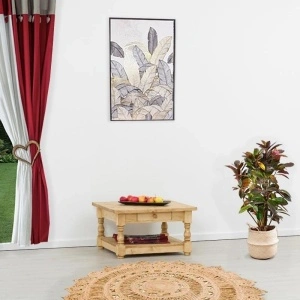 MASUTA CAFEA CHAMONIX, Lemn masiv-80 x 80 x 45 cm