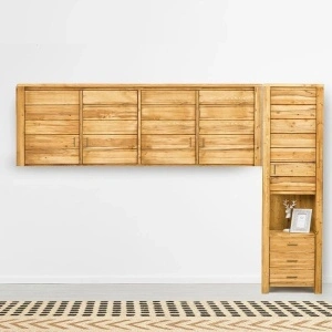 DOLAP SUSPENDAT NORDA-CH 4 uși, lemn masiv-209 x 40 x 70 cm