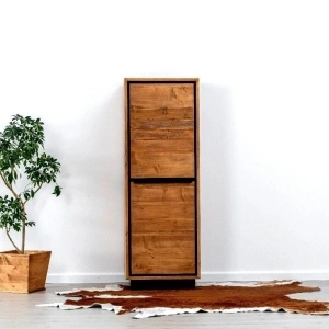 DULAP RETRO 1 usa, lemn masiv-60 x 55 x 170 cm