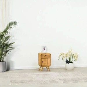 NOPTIERA CHARME 1 usa 1 sertar, lemn masiv-34 x 60 x 51 cm