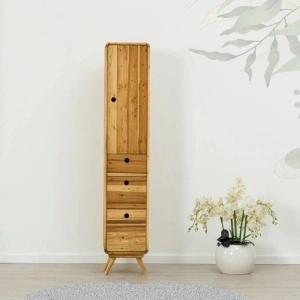 Dulap CHARME 1 usa 3 sertare, lemn masiv-34 x 34 x 180 cm