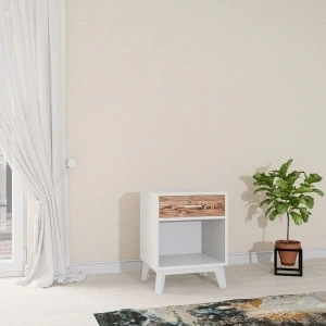 NOPTIERA NOSTA 1 sertar 1 nida, Lemn masiv si MDF -50 x 40 x 64 cm