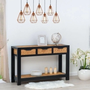 CONSOLA LOFT 3 sertare, Lemn masiv-119 x 35 x 75 cm