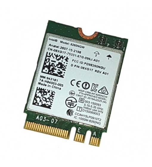 Modul wi-fi wireless laptop Dell Latitude E5270 E5470 E7270 E7470 DP/N 08XG1T