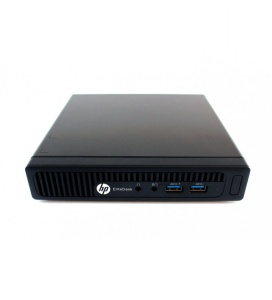 Calculator mini pc Hp EliteDesk 705 G3 AMD Pro A10-8770 R7 8GB 256GB ssd Windows 11 Pro refurbished + alimentator - Img 1
