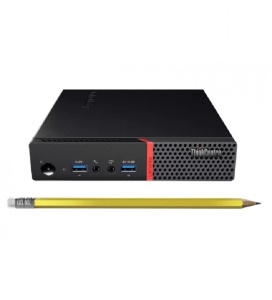 Calculator Mini Pc Lenovo ThinkCentre M600 Intel Celeron N3010 SSD 64GB refurbished fara alimentator - Img 1