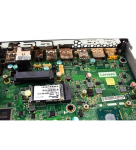 Calculator Mini Pc Lenovo ThinkCentre M600 Intel Celeron N3010 SSD 64GB refurbished fara alimentator - Img 7