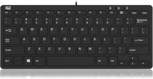 Mini Tastatura Adesso SlimTouch 2xUSB Hub 78-Key US Layout Wired USB AKB-510HB - Img 2