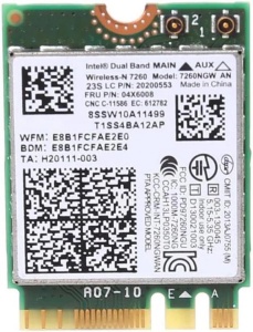 Modul wireless wi-fi Lenovo Thinkpad L540 T440 T440p W540 X240 FRU 04X6008 04W3809 7260NGW
