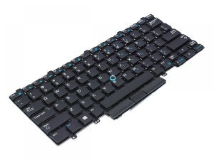 Tastatura Dell Latitude E5450 E5470 5480 5490 5491 5495 E7450 E7470 7480 7490 iluminata US dual point - Img 3