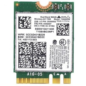 Modul wireless wi-fi Lenovo Thinkpad L540 T440 W540 X240 FRU 04X6007 7260NGW