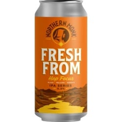 Northern Monk – FRESH FROM  HOP FOCUS  ELANI, NELSON, MOSAIC  IPA - Bereta Brewing Co.