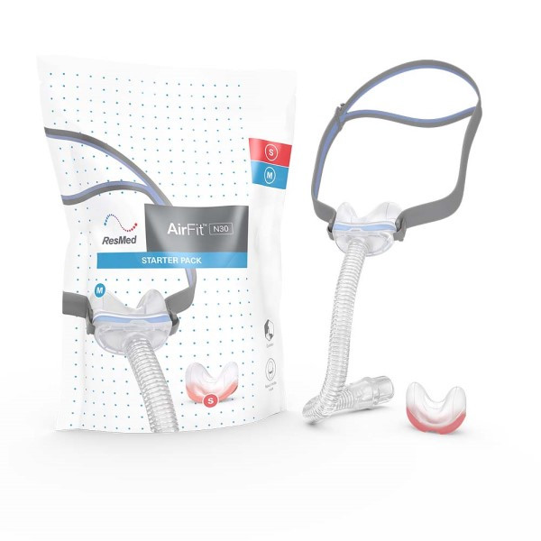 Nou! AirFit™ N30 Quiet Air Masca Nazala cu 2 Marimi Incluse
