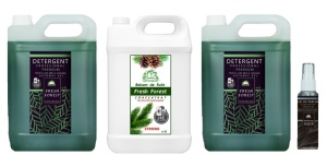 Fresh Forest - 2x Detergent Profesional + Balsam Hyper Parfumat Bidoane Clasice