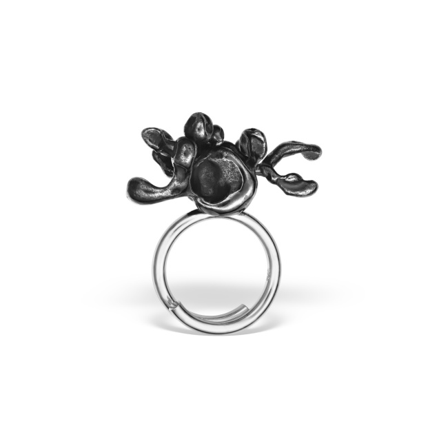 UMBRA Ring in 925 oxidized silver