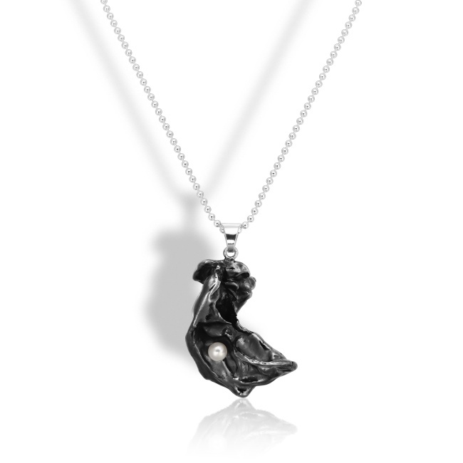 ECLIPSE Pendant in 925 Silver with cultured pearl - Img 3