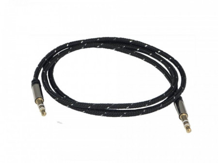 Cablu auxiliar Aura RCA-J11B, 1 metru - Img 2