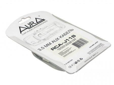 Cablu auxiliar Aura RCA-J11B, 1 metru - Img 6