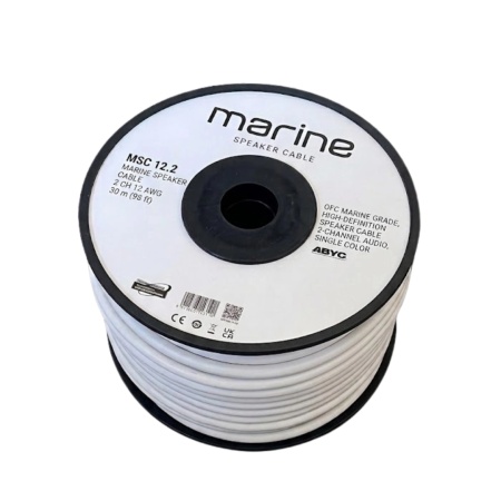 Cablu Difuzoare Marine Hertz MSC 12.2, 12AWG, 2CH, Rola 60M, Alb - Img 4