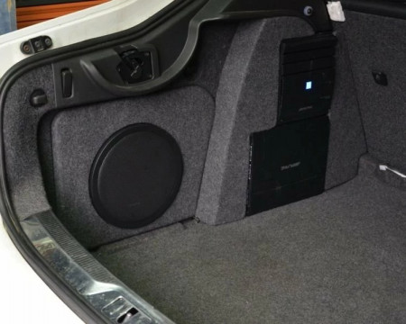 Incinta inchisa subwoofer dedicat Skoda Superb 2 Sedan, 250 mm, 15L - Img 9