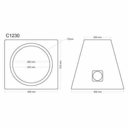 Incinta subwoofer universala, 300 mm, 30L - COD C1230 - Img 9