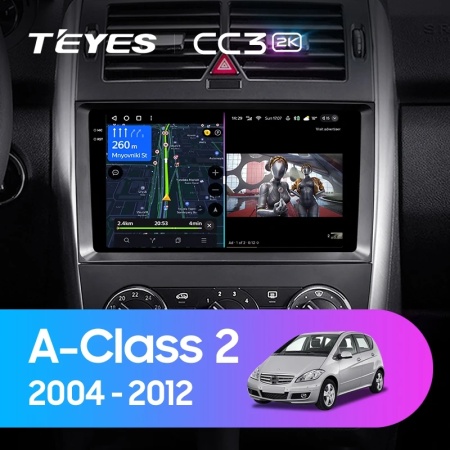 Navigatie Auto cu Asistenta AI Teyes CC4 PRO Mercedes-Benz A-Class W169 2004-2012 8+128GB 9.5" QLED, Android 13, 5G, 7.1 DSP, CarPlay - Img 2