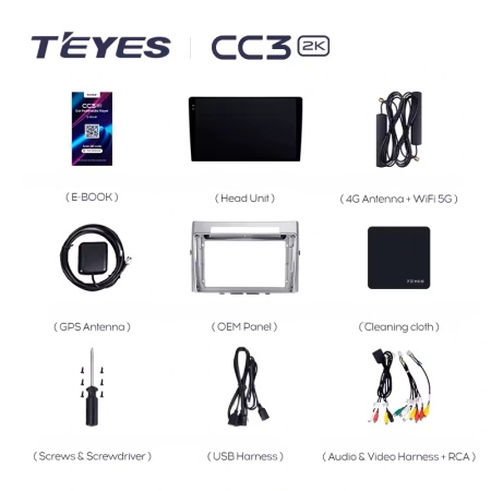 Navigatie Auto cu Asistenta AI Teyes CC4 PRO Toyota Verso 2004-2009 8+128GB 9.5" QLED, Android 13, 5G, 7.1 DSP, CarPlay - Img 7