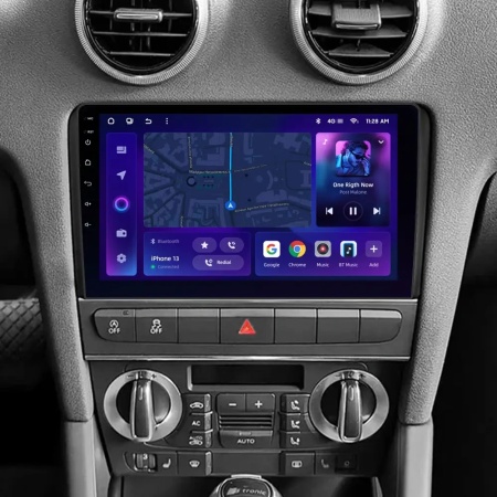Navigatie Auto MOSS M3 Audi A3 8P 2004-2013 4+32GB 9" QLED Octa-core 2Ghz, Android 4G Bluetooth 5.1 DSP - Img 2