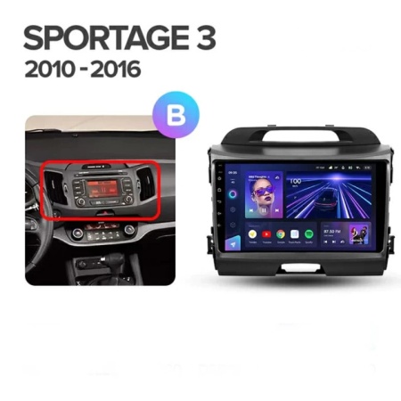 Navigatie Auto Teyes CC3 2K 360° Kia Sportage 3 2010-2016 6+128GB 9.5" QLED Octa-core 2Ghz, Android 4G Bluetooth 5.1 DSP - Img 9