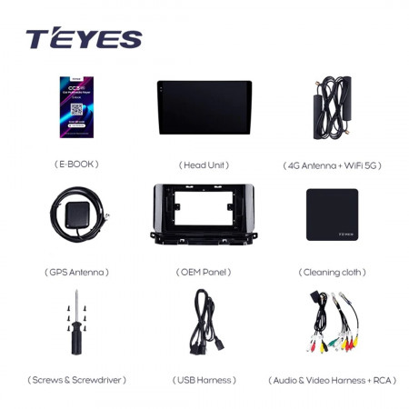 Navigatie Auto Teyes CC3 2K Skoda Octavia 4 2019-2023 4+64GB 10.36" QLED Octa-core 2Ghz, Android 4G Bluetooth 5.1 DSP - Img 7