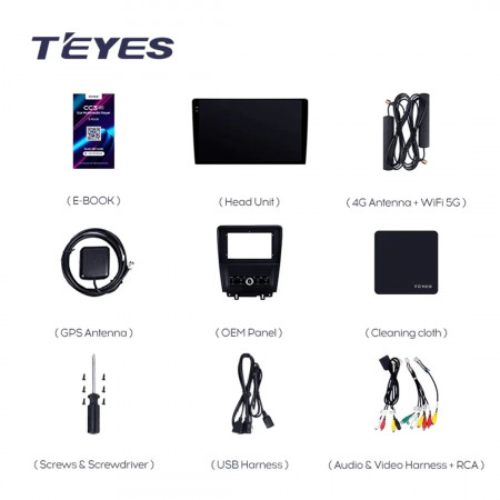 Navigatie Auto Teyes CC3 360° Ford Mustang 5 2005-2014 6+128GB 10.2&quot; QLED Octa-core 1.8Ghz, Android 4G Bluetooth 5.1 DSP - Img 8