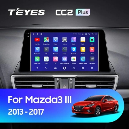 Navigatie Auto Teyes CC3 Split Mazda 3 Axela 2013-2017 4+64GB 9" QLED Octa-core 1.8Ghz, Android 4G Bluetooth 5.1 DSP - Img 2