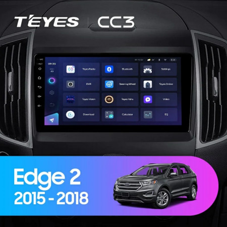 Navigatie Auto Teyes CC3L Ford Edge 2 2015-2018 4+64GB 9" IPS Octa-core 1.6Ghz, Android 4G Bluetooth 5.1 DSP - Img 2