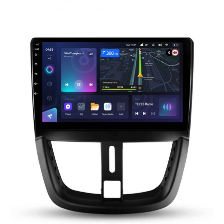 Navigatie Auto Teyes CC3L Peugeot 207 2006-2015 4+32GB 9" IPS Octa-core 1.6Ghz, Android 4G Bluetooth 5.1 DSP