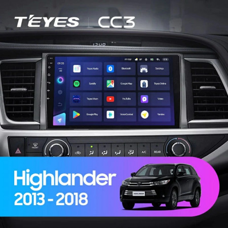 Navigatie Auto Teyes CC3L Toyota Highlander 3 2013-2018 4+32GB 10.2" IPS Octa-core 1.6Ghz, Android 4G Bluetooth 5.1 DSP - Img 2