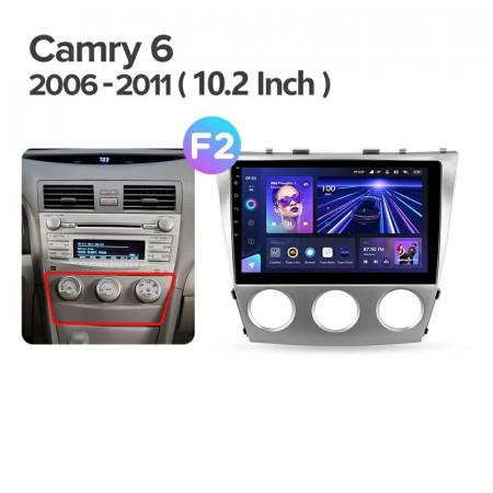 Navigatie Auto Teyes CC3L WiFi Toyota Camry 6 2006-2011 2+32GB 9" IPS Quad-core 1.3Ghz, Android Bluetooth 5.1 DSP - Img 8