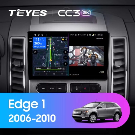 Navigatie Auto Teyes CC4 Ford Edge 1 2007-2014 6+64GB 10.36" QLED Octa-core 2.7Ghz, Android 4G Bluetooth 5.1 DSP - Img 2