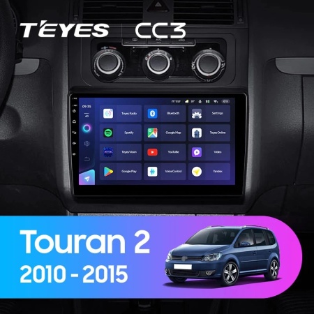 Navigatie Auto Teyes CC4 Volkswagen Touran 2 2015-2023 6+64GB 10.36" QLED Octa-core 2.7Ghz, Android 4G Bluetooth 5.1 DSP - Img 2