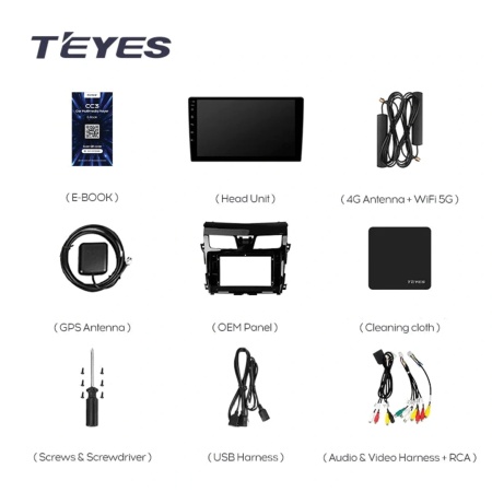 Navigatie Auto Teyes CC4L Nissan Teana 3 2013-2015 6+64GB 10.2" QLED Qualcomm 2Ghz, Android 4G Bluetooth 5.1 DSP - Img 4