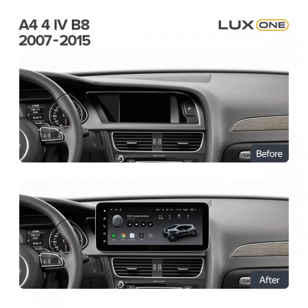 Navigatie auto Teyes Lux One Audi A4 B8 2007-2015 6+128G 12.3 IPS Octa-Core 2.0 GHz Android 4G DSP Bluetooth 5.1 - Img 2