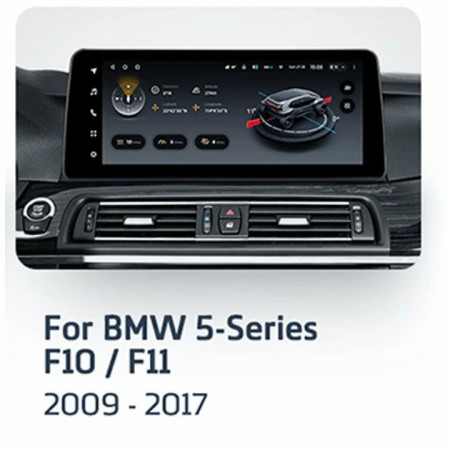 Navigatie auto Teyes Lux One BMW Seria 5 F11 2013-2017 NBT 6+128GB 12.3" IPS Octa-Core 2.0 GHz Android 4G DSP Bluetooth 5.1 - Img 2