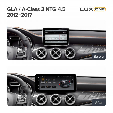Navigatie auto Teyes Lux One Mercedes-Benz A Class W176 2012-2017 NTG 4.5 6+128GB 12.3 IPS Octa-Core 2.0 GHz Android 4G DSP Bluetooth 5.1 - Img 2