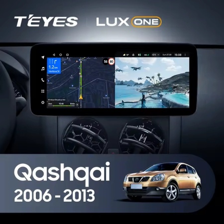 Navigatie Auto Teyes Lux One Nissan Qashqai 1 J10 2006-2013 4+32GB 12.3" IPS Octa-core 2Ghz, Android 4G Bluetooth 5.1 DSP - Img 2