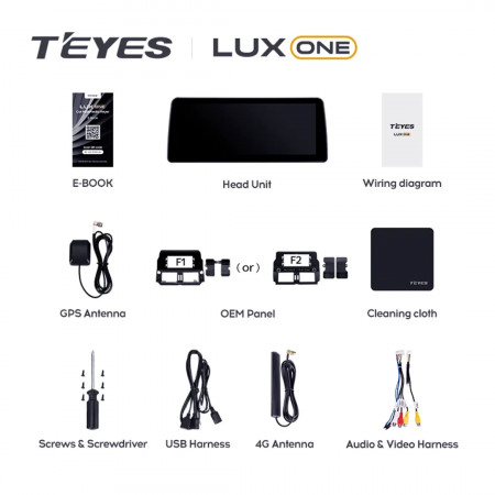 Navigatie Auto Teyes Lux One Toyota Toyota Land Cruiser Prado 150 2013-2017 4+32GB 12.3" IPS Octa-core 2Ghz, Android 4G Bluetooth 5.1 DSP - Img 8