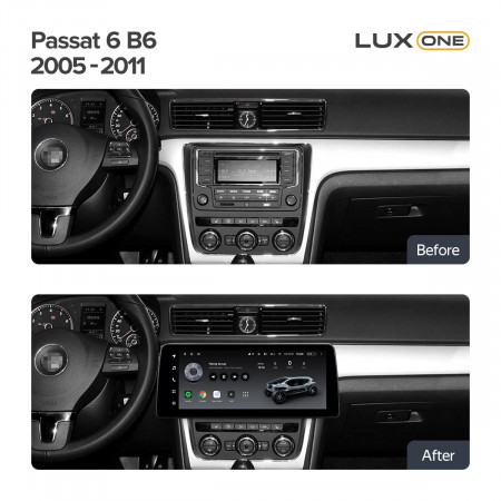 Navigatie Auto Teyes Lux One Volkswagen Passat B6 2005-2010 4+32GB 12.3" IPS Octa-core 2Ghz, Android 4G Bluetooth 5.1 DSP - Img 3