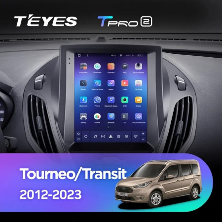 Navigatie Auto Teyes Tip Tesla TPRO 2 Ford Tourneo Custom 2012-2023 3+32GB 9.7" QLED Octa-core 1.8Ghz, Android 4G Bluetooth 5.1 DSP - Img 5