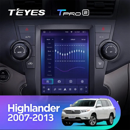 Navigatie Auto Teyes Tip Tesla TPRO 2 Toyota Highlander 2 2007-2013 3+32GB 9.7" QLED Octa-core 1.8Ghz, Android 4G Bluetooth 5.1 DSP - Img 3