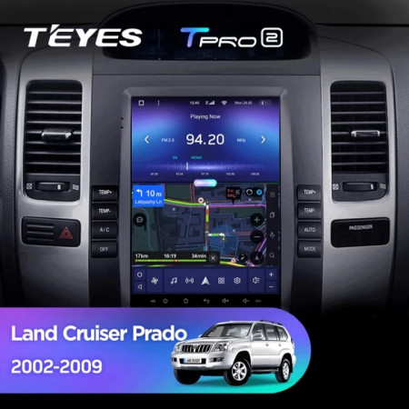 Navigatie Auto Teyes Tip Tesla TPRO 2 Toyota Land Cruiser Prado J120 2002-2009 3+32GB 9.7" QLED Octa-core 1.8Ghz, Android 4G Bluetooth 5.1 DSP - Img 5