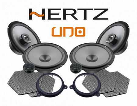 Pachet difuzoare auto Hertz Uno dedicat Nissan Note (2014 - 2019) - Img 1