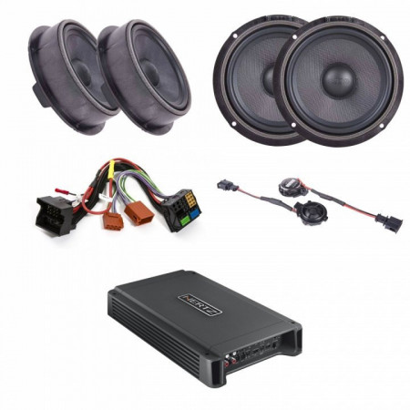 Pachet sistem audio Plug&amp;Play Awave dedicat Volkswagen >2015 + Amplificator - Img 2